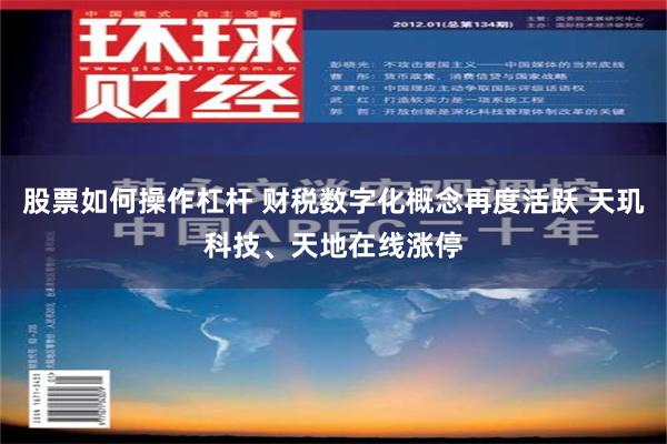 股票如何操作杠杆 财税数字化概念再度活跃 天玑科技、天地在线涨停