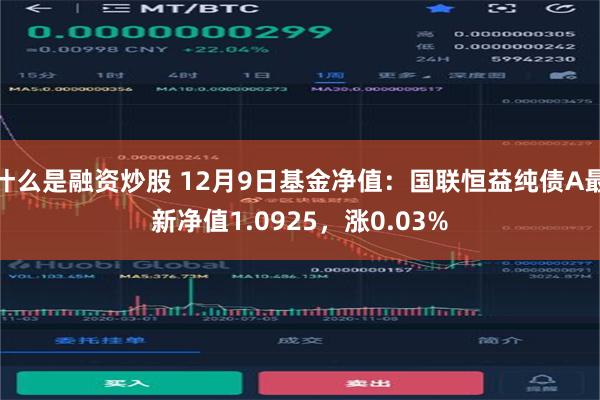 什么是融资炒股 12月9日基金净值：国联恒益纯债A最新净值1.0925，涨0.03%