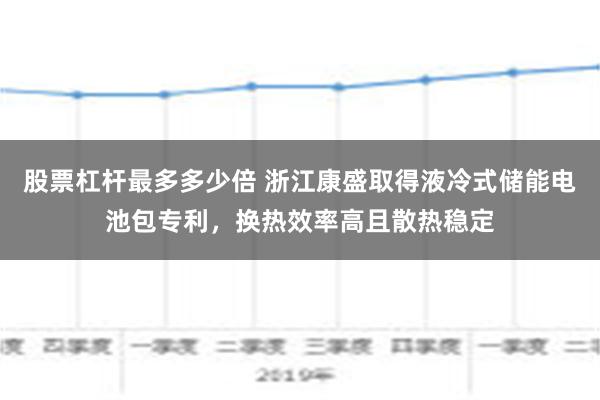 股票杠杆最多多少倍 浙江康盛取得液冷式储能电池包专利，换热效率高且散热稳定